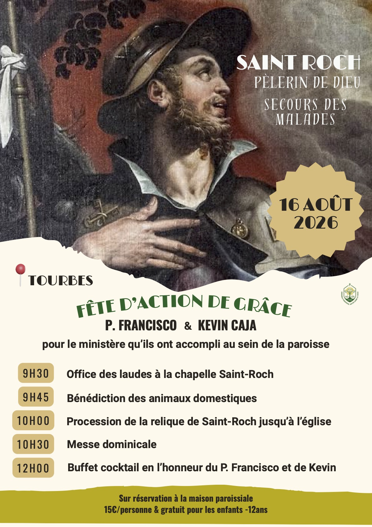 fête de la saint roch 2026