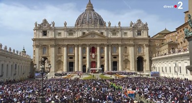 Place St Pierre ROME dernieres paroles PAPE François